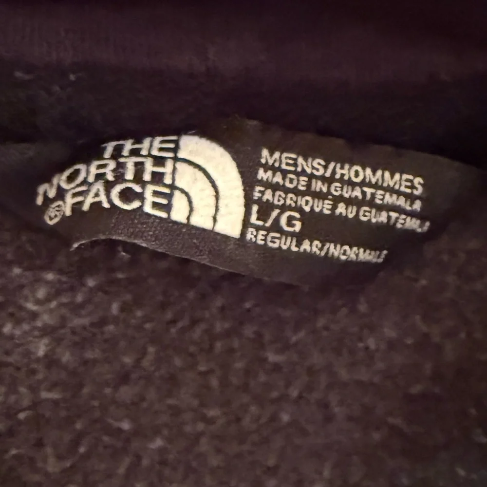 The North Face Gray Hoodie Zip Front LARGE